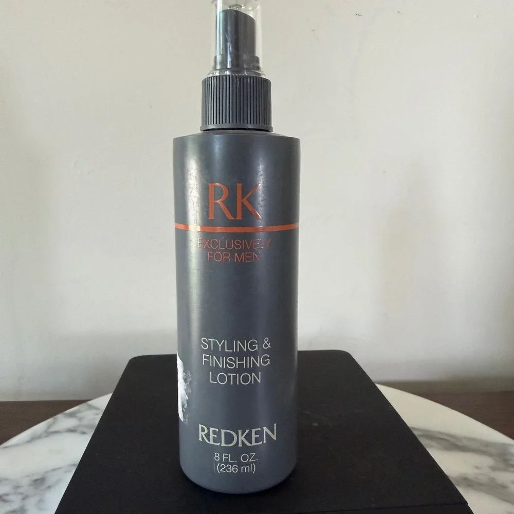 Redken RK Exclusively For Men Styling Finishing Lotion 8 oz Discontinued Vintage